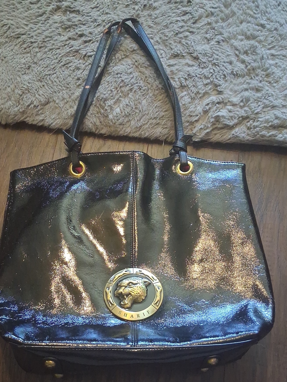 Sharif Vintage Black Bag